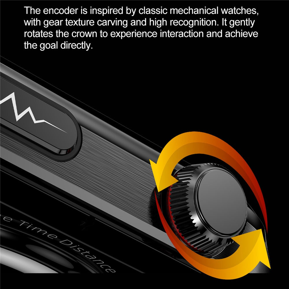 TK16 AMOLED Screen Smart Watch Micro-Physical Examination ECG Health Monitoring Sport Watch, Leather Strap