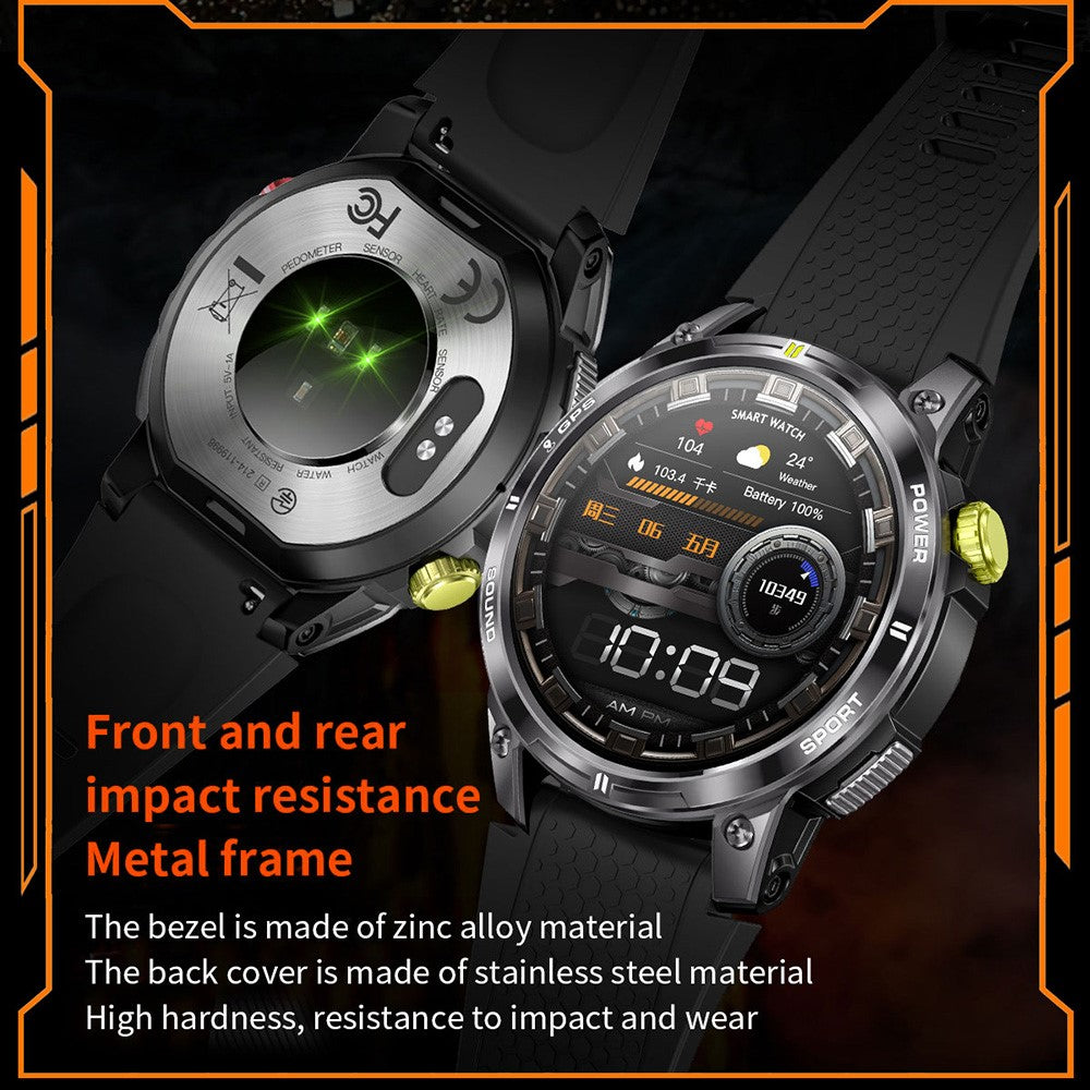 NX18 Pro 1.508-inch AMOLED Smart Watch GPS Positioning Heart Rate Health Monitoring Sports Watch