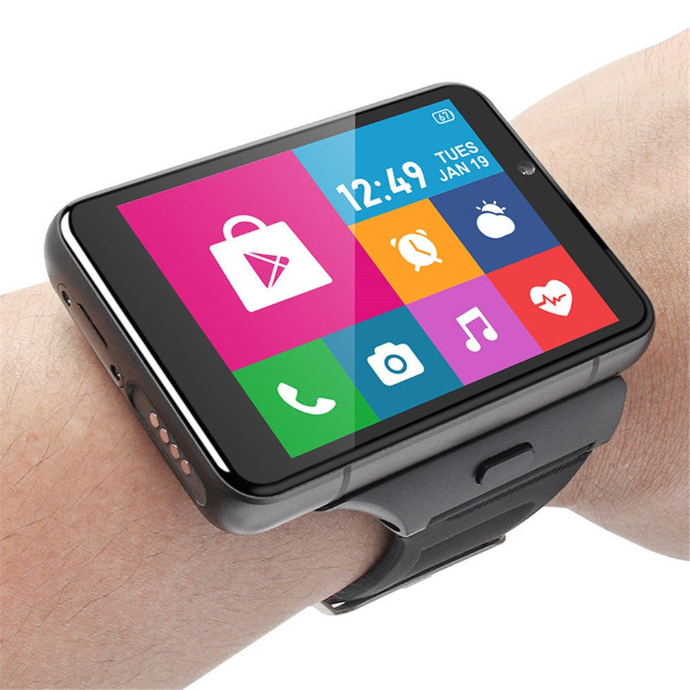 UNIWA DM200 4GB+64GB Smart Watch 2.88-Inch Screen Camera 4G Phone Calling Wrist Bracelet