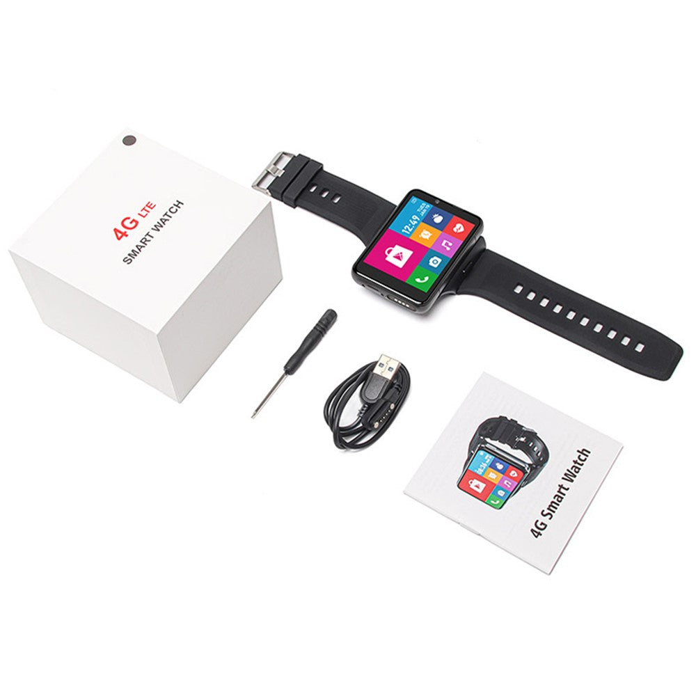 UNIWA DM200 4GB+64GB Smart Watch 2.88-Inch Screen Camera 4G Phone Calling Wrist Bracelet