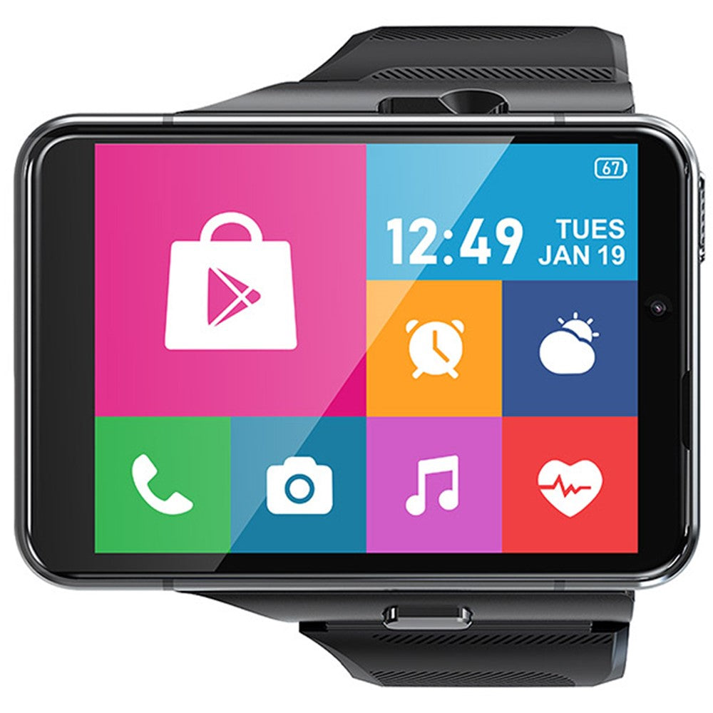 UNIWA DM200 4GB+64GB Smart Watch 2.88-Inch Screen Camera 4G Phone Calling Wrist Bracelet