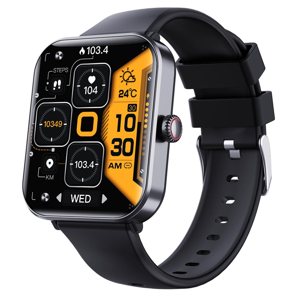 F57pro Smart Watch with Heart Rate, Blood Pressure Monitoring, Bluetooth-compatible Call, Sports Bracelet, Silicone Strap