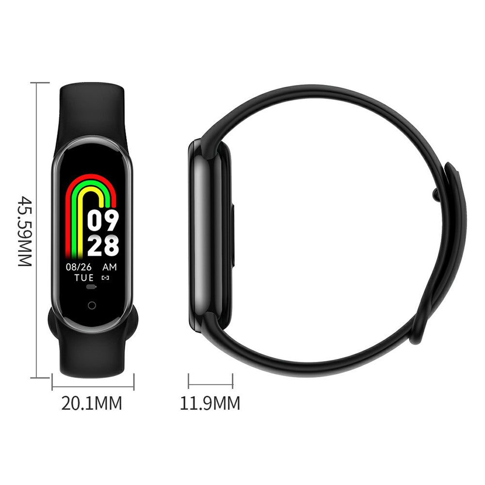M8 0.96-inch Touch Screen Smart Wristband Waterproof Sleep Heart Rate Monitoring Smart Bracelet