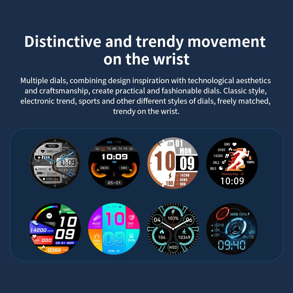 LC18 2-in-1 1.53-inch AMOLED Screen Heart Rate Monitor Smart Watch + TWS Bluetooth-compatible Earbuds