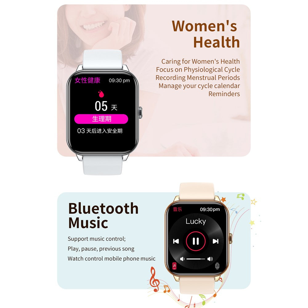 CY13 1.9 inch HD Screen Bluetooth-compatible Call Smart Watch Heart Rate Health Monitoring Sports Watch
