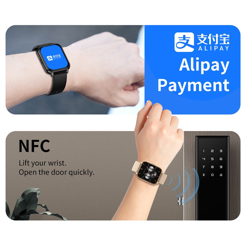 CY12 Bluetooth-compatible Offline Payment Smart Watch Blood Oxygen Blood Pressure Health Monitoring Sports Watch