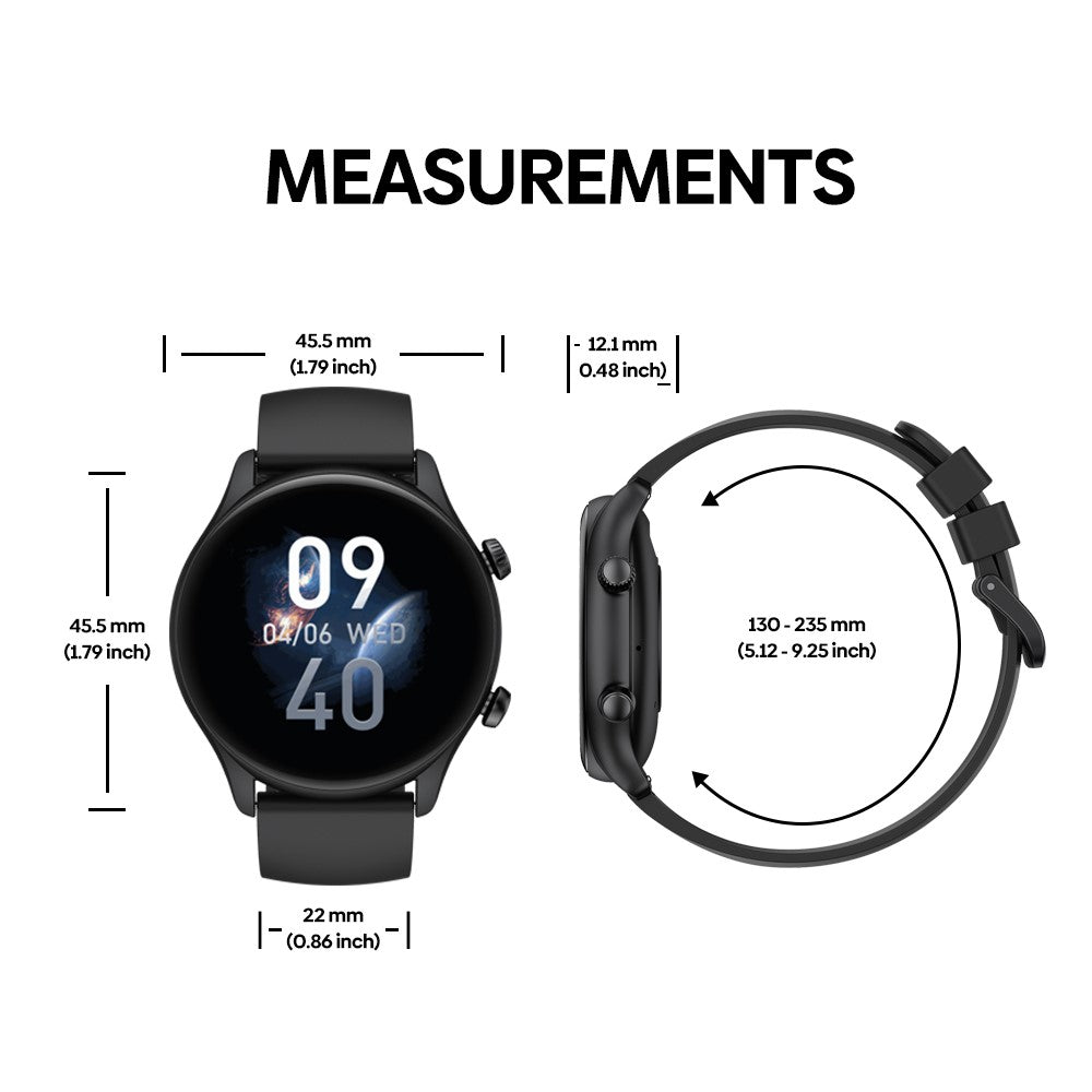 ZEBLAZE Btalk 3 Plus 1.39-inch Bluetooth-compatible Call Smart Watch Heart Rate Monitor Sports Bracelet