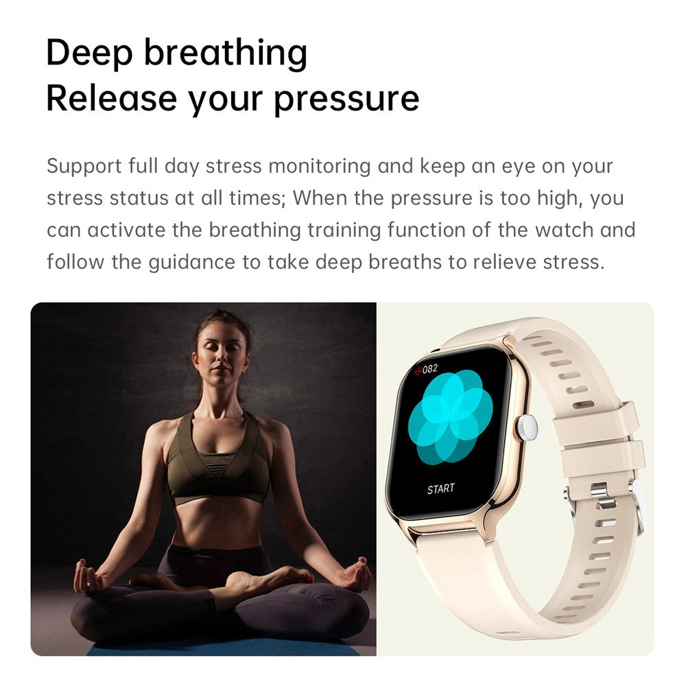 Z49 gtS4 2.01-inch Screen Smart Watch Bluetooth-compatible Call Heart Rate Sleep Health Monitoring Sports Watch