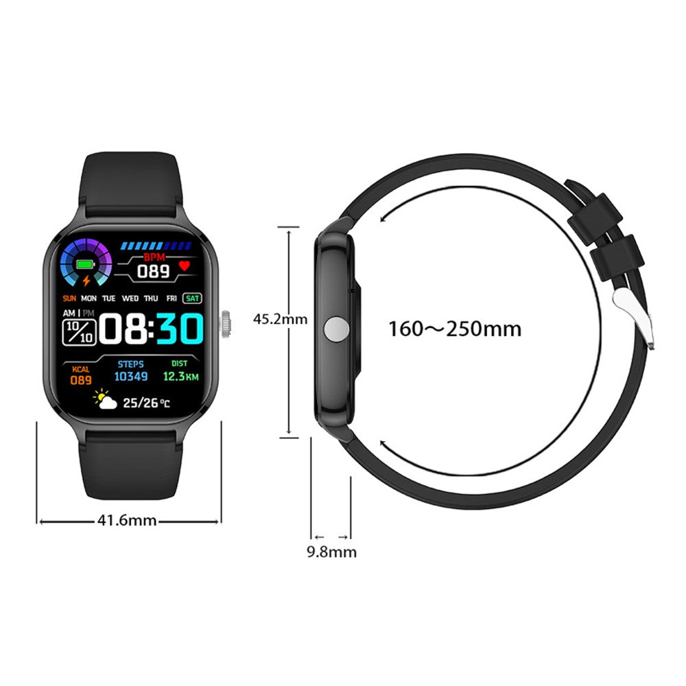 Z49 gtS4 2.01-inch Screen Smart Watch Bluetooth-compatible Call Heart Rate Sleep Health Monitoring Sports Watch