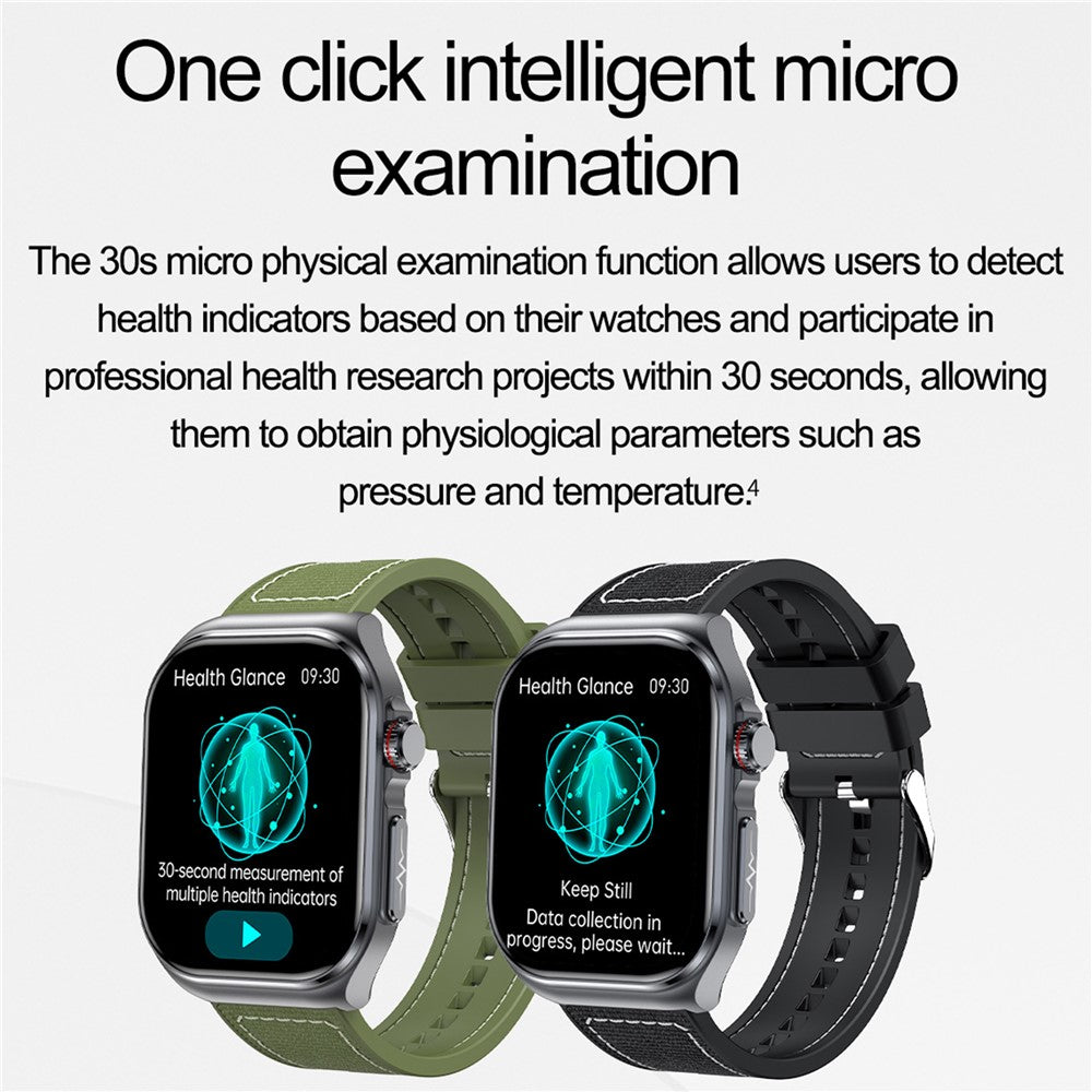 ET585 Smart Watch SOS Emergency Call ECG Function Bracelet with Nylon Strap