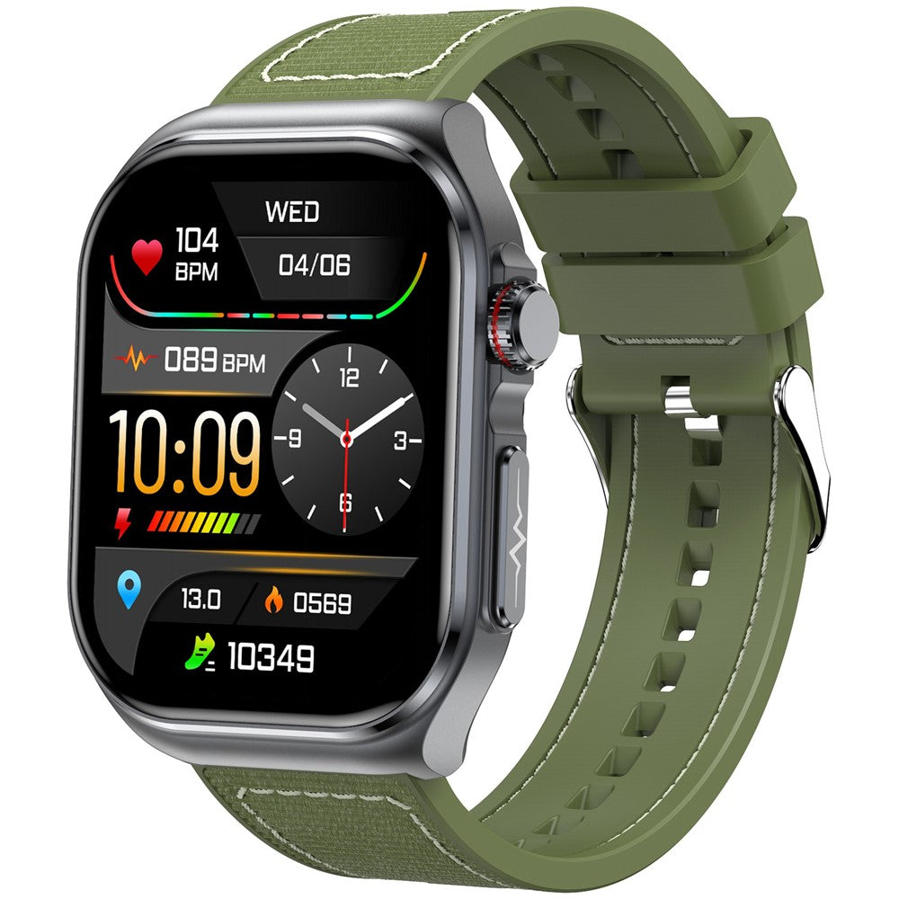 ET585 Smart Watch SOS Emergency Call ECG Function Bracelet with Nylon Strap