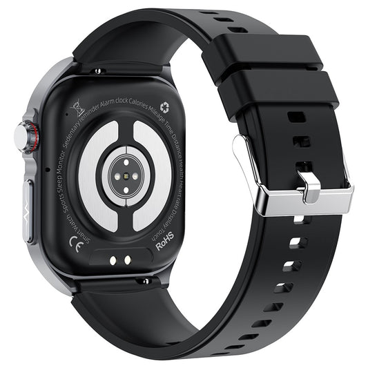 ET585 Smart Watch SOS Emergency Call ECG Function Bracelet with Silicone Strap