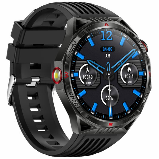 HT28 1.85 inch Screen Smart Watch Bluetooth-compatible Call Bracelet with Compass, Flashlight Function
