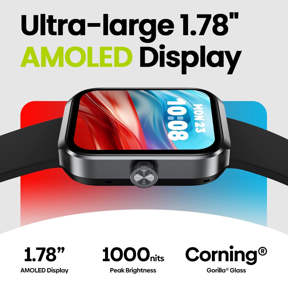 ZEBLAZE Beyond 3 Plus 1.78-inch AMOLED Screen Bluetooth-compatible Call Smart Watch Health Monitoring Sports Watch