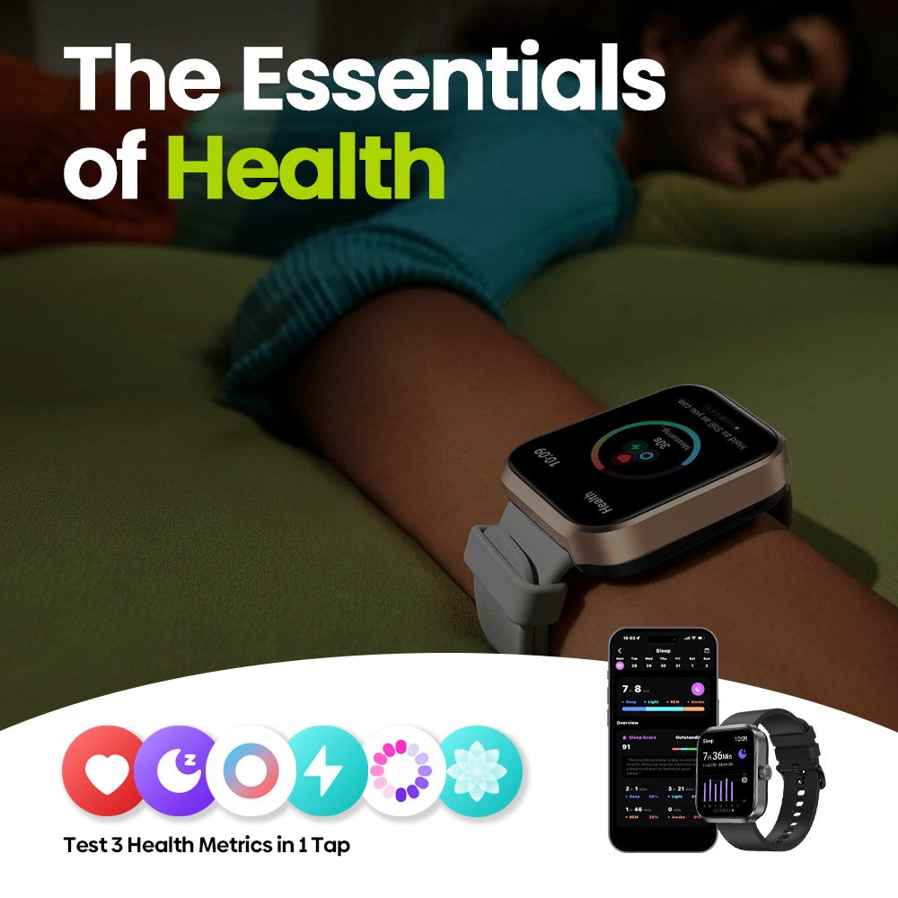 ZEBLAZE Beyond 3 Plus 1.78-inch AMOLED Screen Bluetooth-compatible Call Smart Watch Health Monitoring Sports Watch
