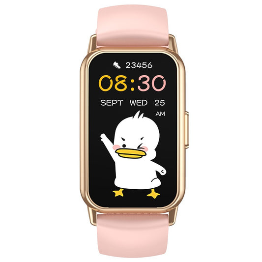 CY22 Silicone Strap 1.47-inch Curved Screen Smart Watch Sleep Health Monitoring Metal Case Smart Bracelet