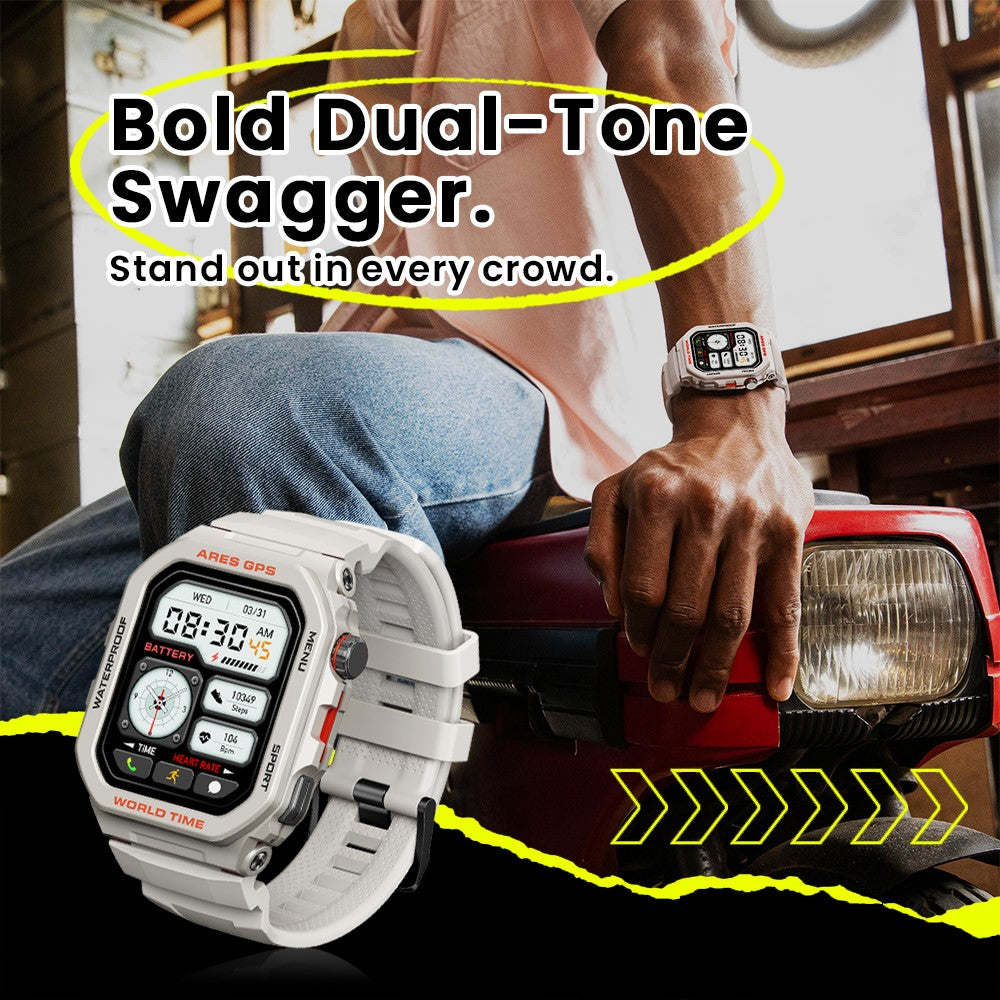 ZEBLAZE Ares GPS 1.75-inch Bluetooth-compatible Call Smart Watch GPS Positioning Health Monitoring Sports Watch