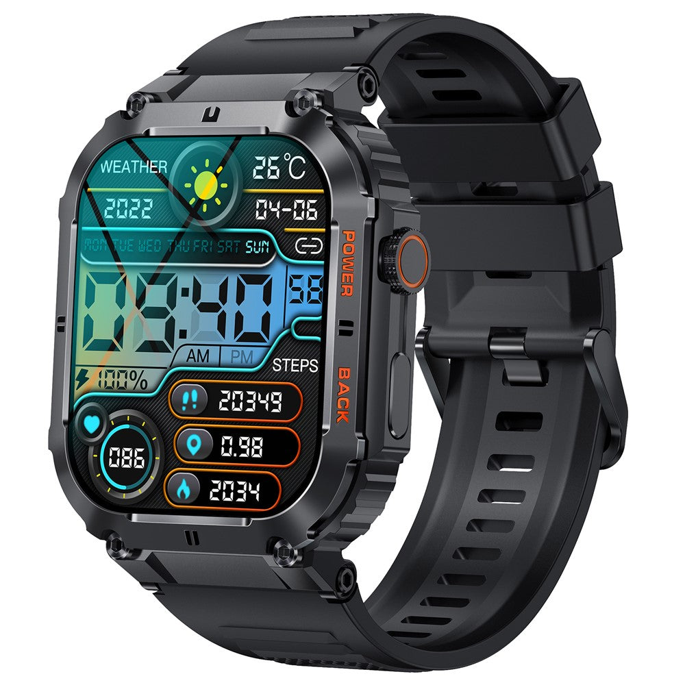 K57 Pro 1.96-inch Bluetooth-compatible Call Smart Watch Health Monitoring Outdoor Sports Smart Bracelet