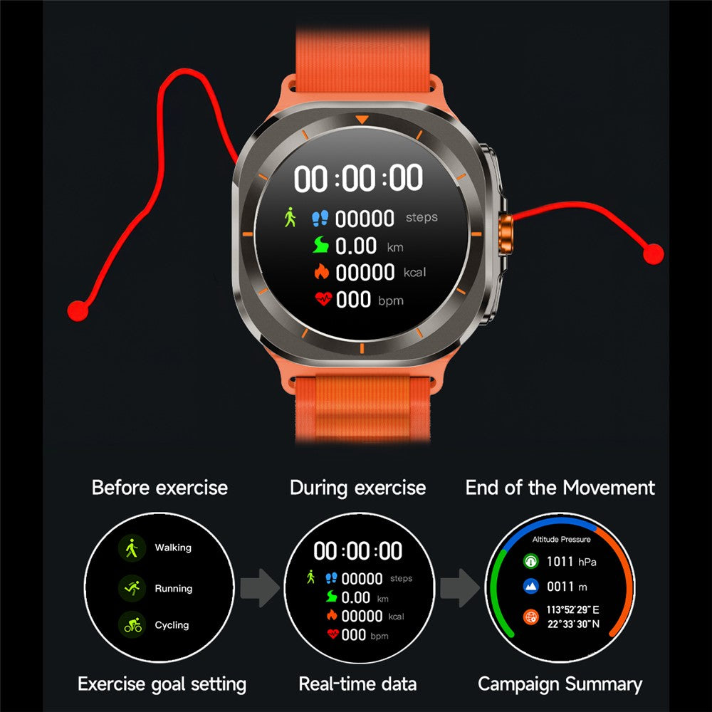 Z7 Ultra 1.46-inch Smart Watch Health Monitoring Waterproof Outdoor Sports Smart Bracelet