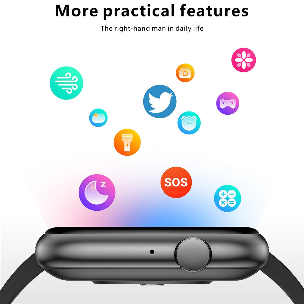 QX7PRO 2-inch Smart Watch Health Monitoring Waterproof Bluetooth-compatible Calling Outdoor Sports Smart Bracelet