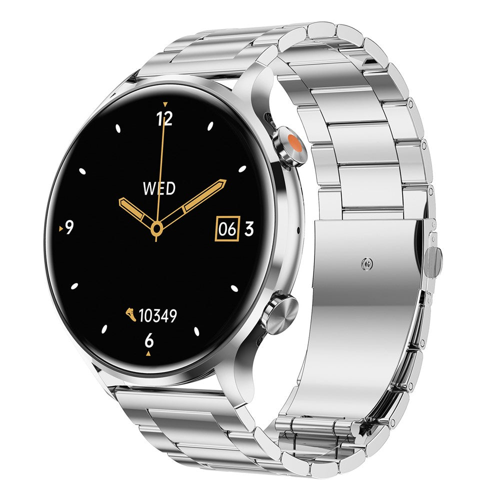 QS40 Steel Strap 1.39-inch Ultra-Thin Smart Watch Health Monitoring Bluetooth-compatible Calling Sport Watch