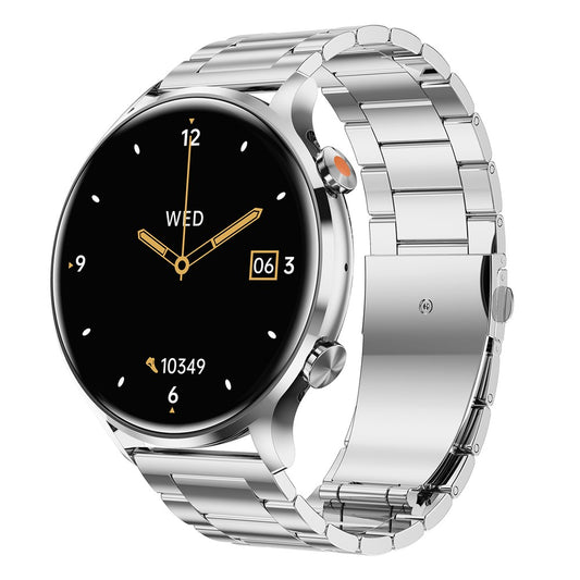 QS40 Steel Strap 1.39-inch Ultra-Thin Smart Watch Health Monitoring Bluetooth-compatible Calling Sport Watch