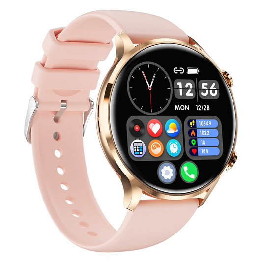 QS40 Silicone Strap 1.39-inch Ultra-Thin Smart Watch Health Monitoring Bluetooth-compatible Calling Sport Watch