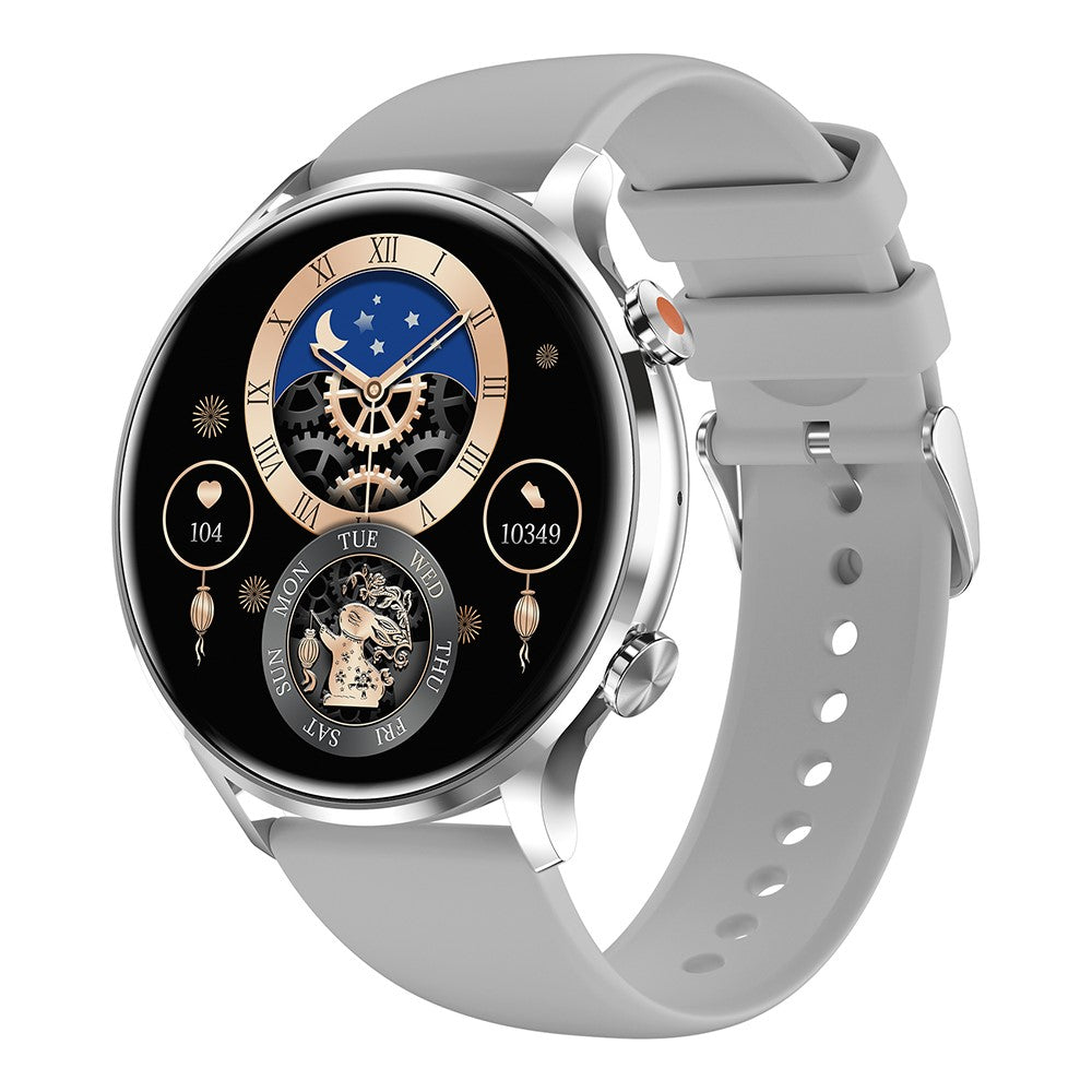 QS40 Silicone Strap 1.39-inch Ultra-Thin Smart Watch Health Monitoring Bluetooth-compatible Calling Sport Watch
