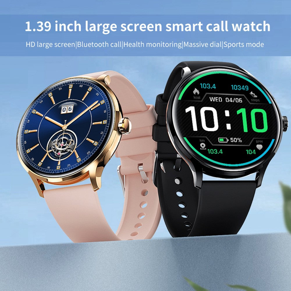 QS80 1.39-inch Ultra-Thin Smart Watch Bluetooth-compatible Calling Blood Oxygen Health Monitoring Sport Watch