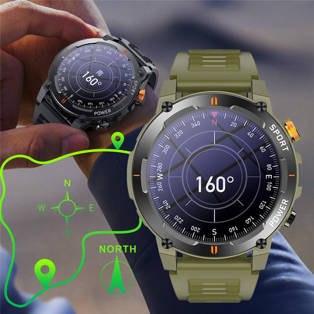 J300 1.52-inch Smart Watch Bluetooth-compatible Calling Health Monitoring Outdoor Sports Watch