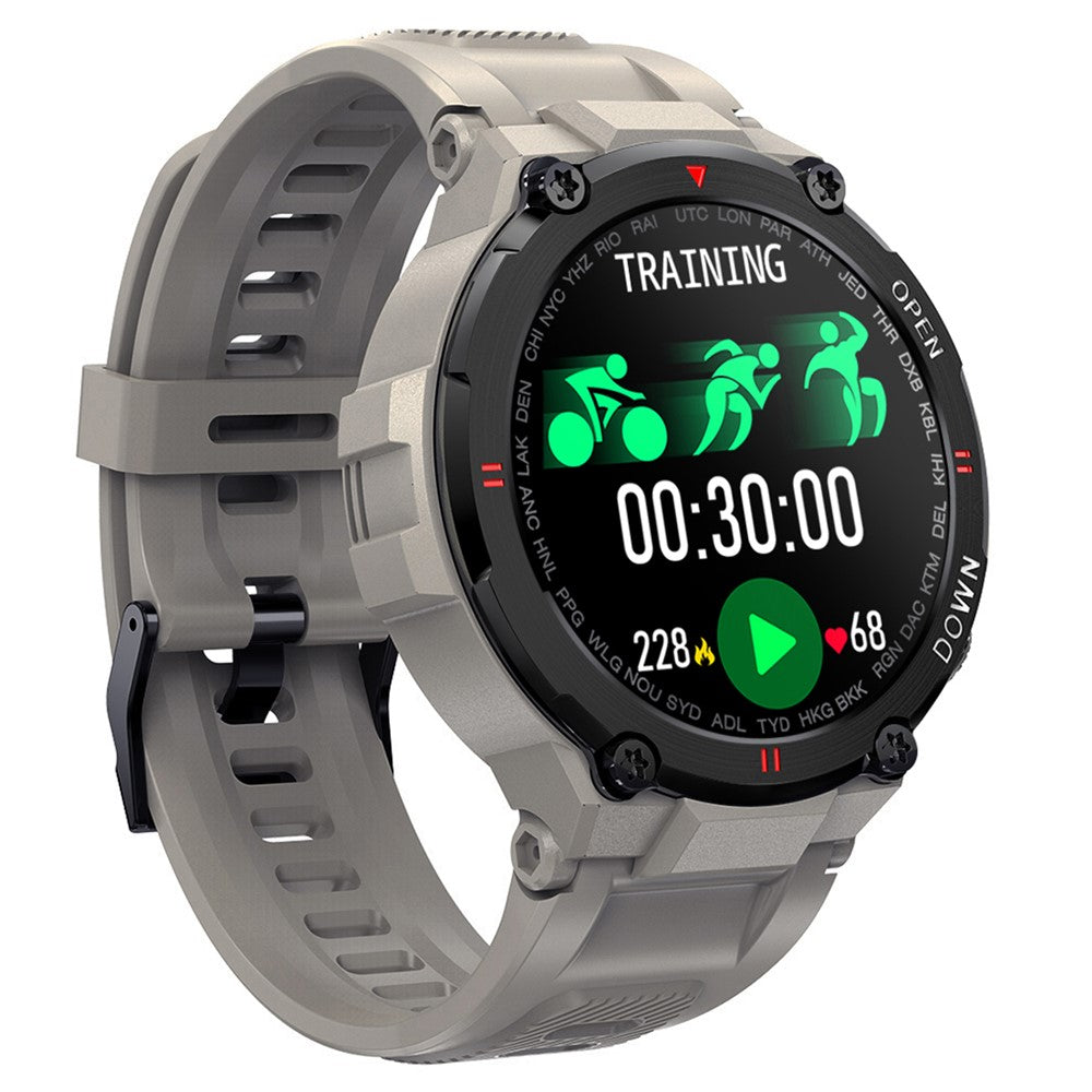 K22 Fitness Bracelet 1.28 Inch IPS Screen Heart Rate Blood Pressure Monitor Bluetooth-compatible Smart Watch