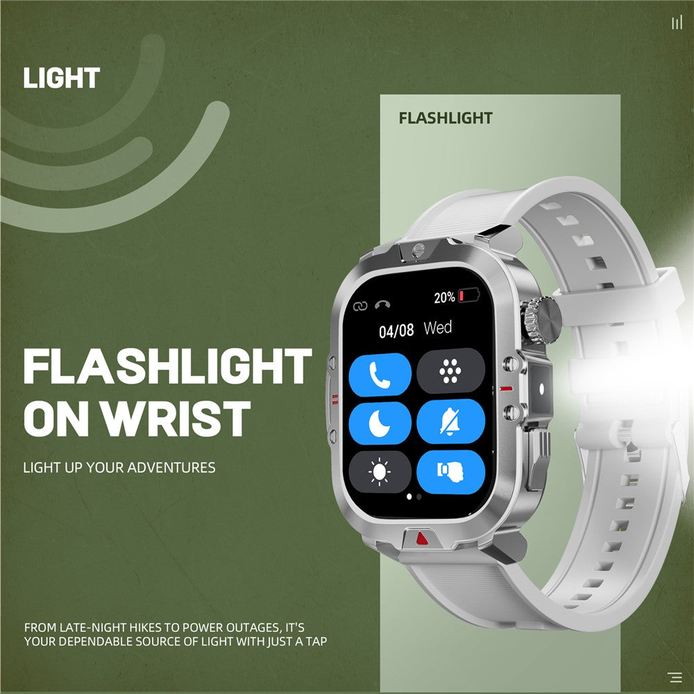 V17 Smart Watch Bluetooth-compatible Call Health Monitor Multi-Sport Tracker IP68 Waterproof Smartwatch, Silicone Strap