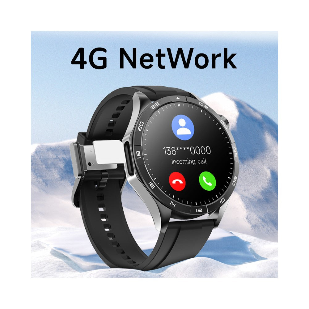 LM01 2+16G 1.43-inch AMOLED Smart Watch 4G SIM Card Android 8.1 Smart Sport Watch, for Europe Asia Africa