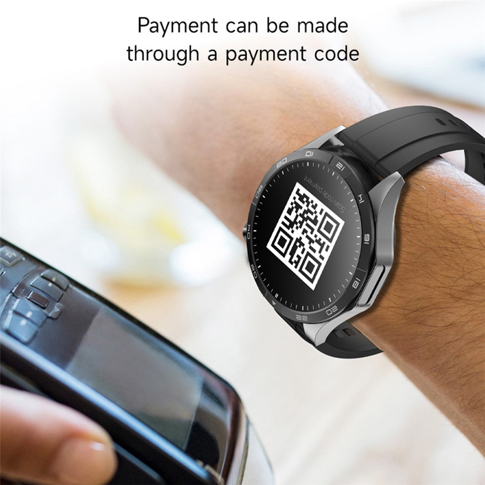 LM01 2+16G 1.43-inch AMOLED Smart Watch 4G SIM Card Android 8.1 Smart Sport Watch, for Europe Asia Africa