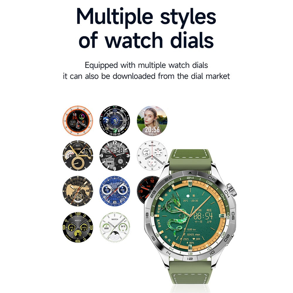 LM01 2+16G 1.43-inch AMOLED Smart Watch 4G SIM Card Android 8.1 Smart Sport Watch, for Europe Asia Africa