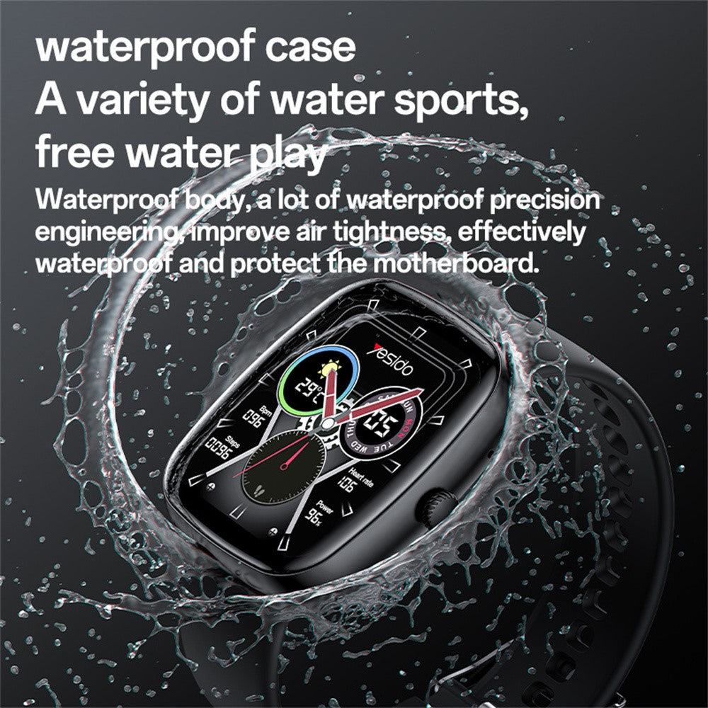 YESIDO IO22 Bluetooth-compatible Call Smart Watch Health Monitor IP67 Waterproof Sports Bracelet