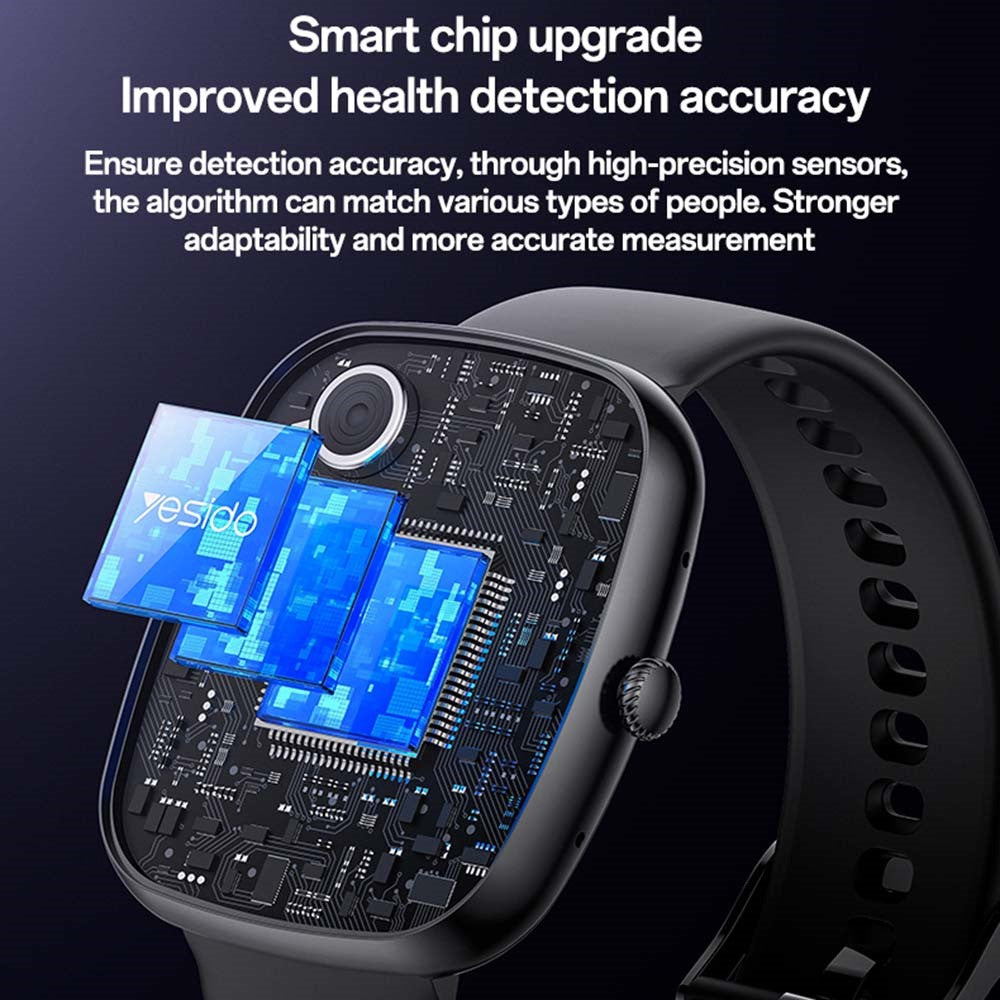 YESIDO IO22 Bluetooth-compatible Call Smart Watch Health Monitor IP67 Waterproof Sports Bracelet