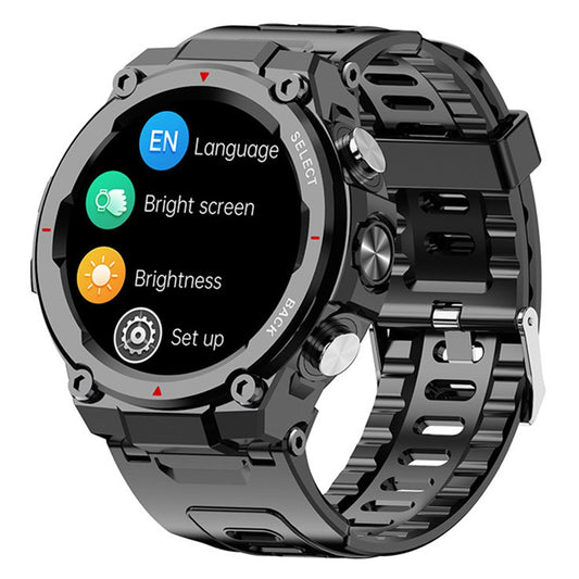 PGD446 1.28-inch Bluetooth-compatible Calling Smart Watch Heart Rate Health Monitoring Outdoor Sports Watch