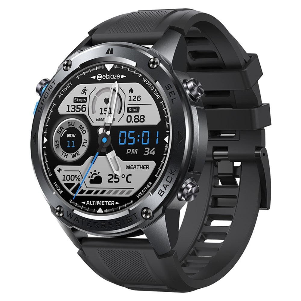 ZEBLAZE Stratos 2 Ultra 1.43-inch AMOLED Screen Bluetooth-compatible Call GPS Sports Watch Health Monitor Smart Watch