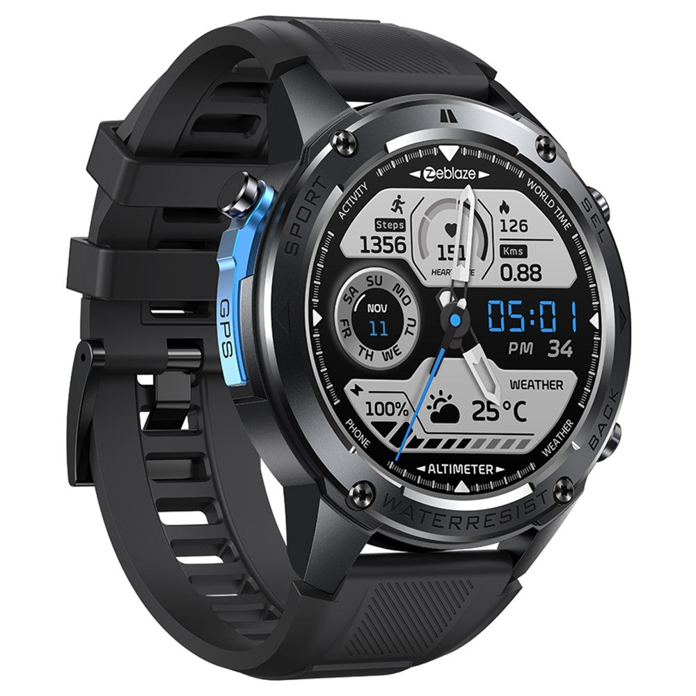 ZEBLAZE Stratos 2 Ultra 1.43-inch AMOLED Screen Bluetooth-compatible Call GPS Sports Watch Health Monitor Smart Watch