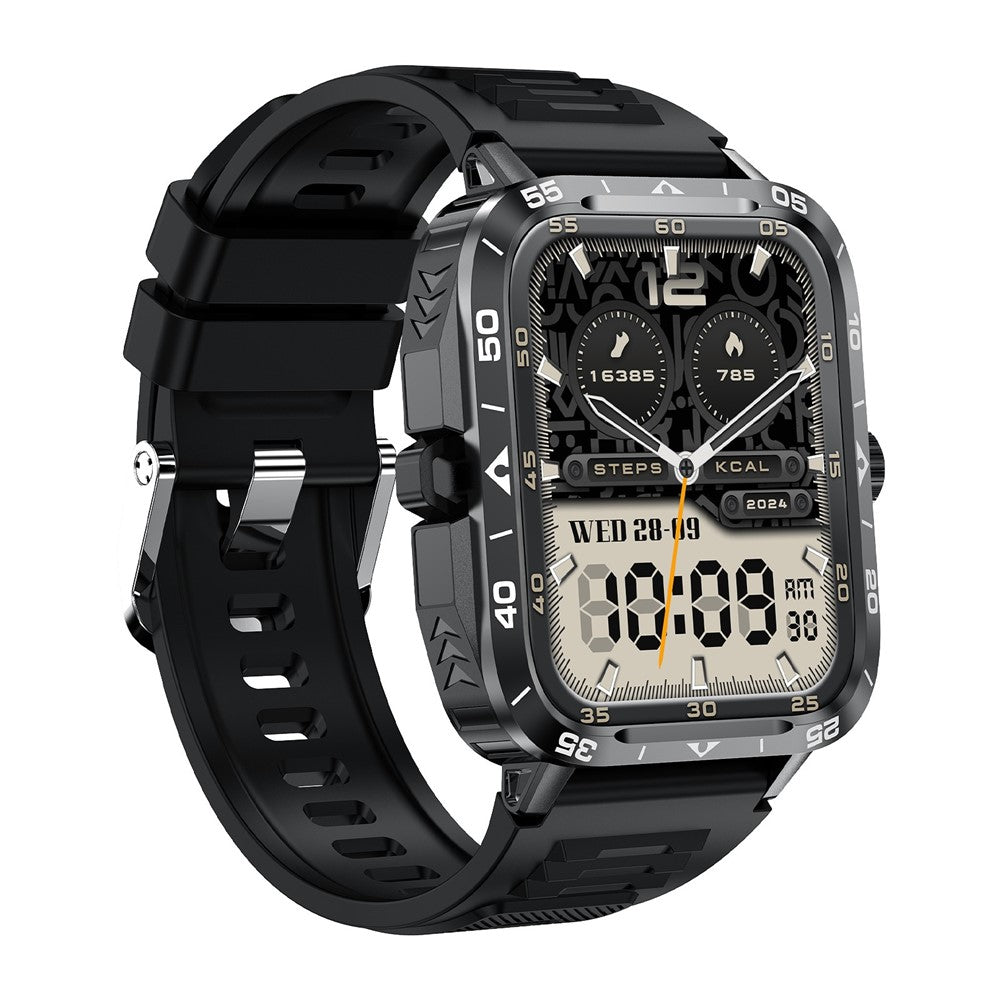 ZW59 Bluetooth-compatible Calling Smart Watch Blood Pressure Sleep Health Monitoring Sports Watch with Flashlight