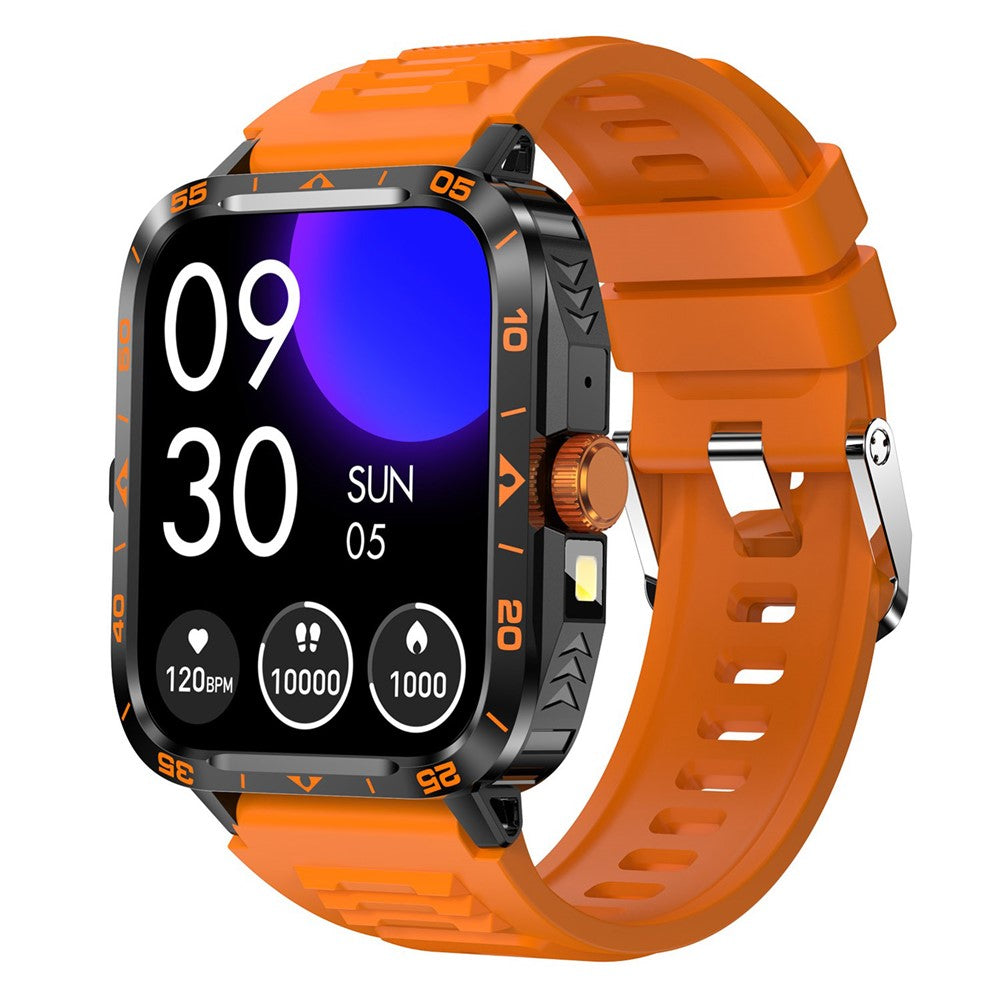 ZW59 Bluetooth-compatible Calling Smart Watch Blood Pressure Sleep Health Monitoring Sports Watch with Flashlight