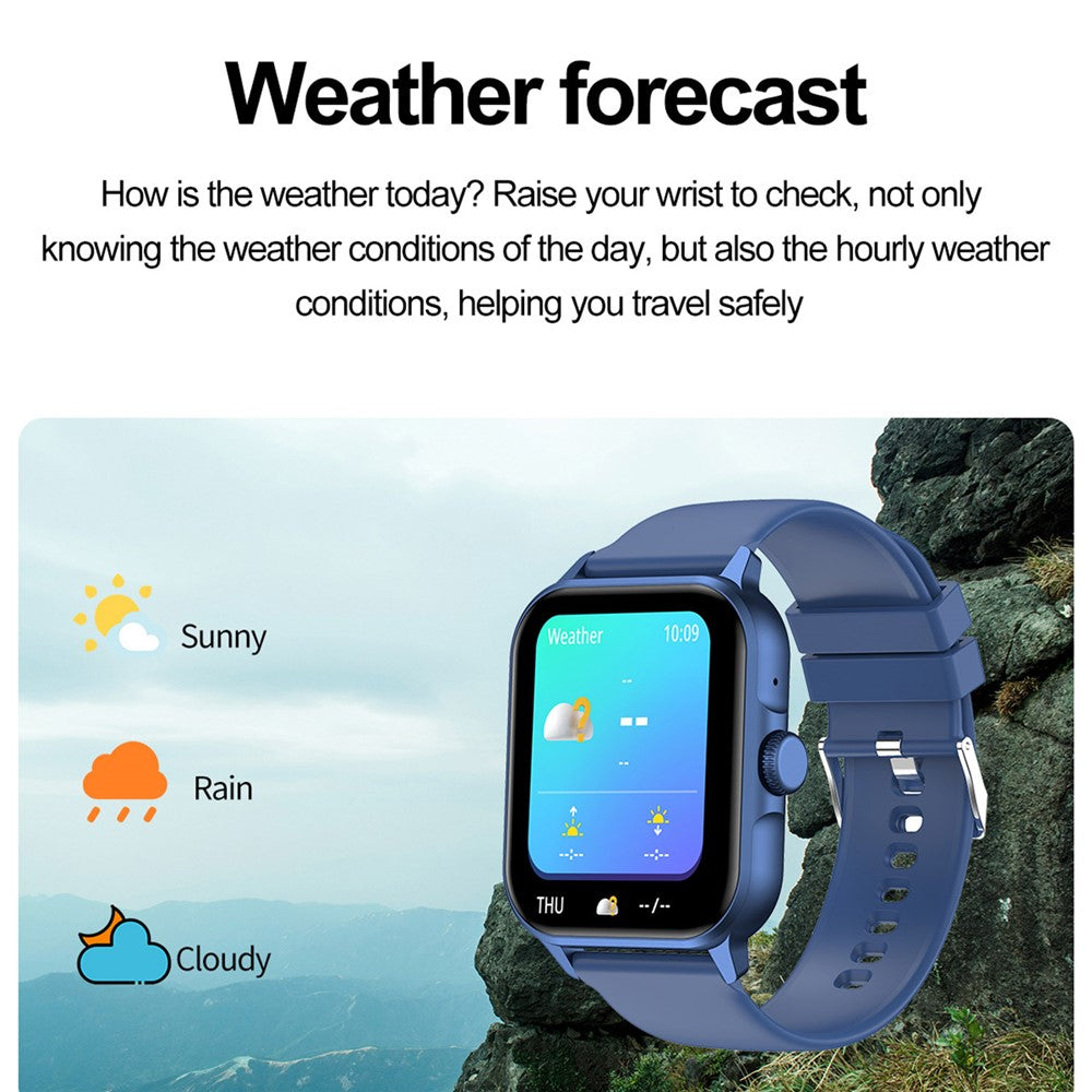 ZW36A 1.83-inch Touch Screen Smart Watch with Encoder Dafit App Health Monitoring Waterproof Sports Watch