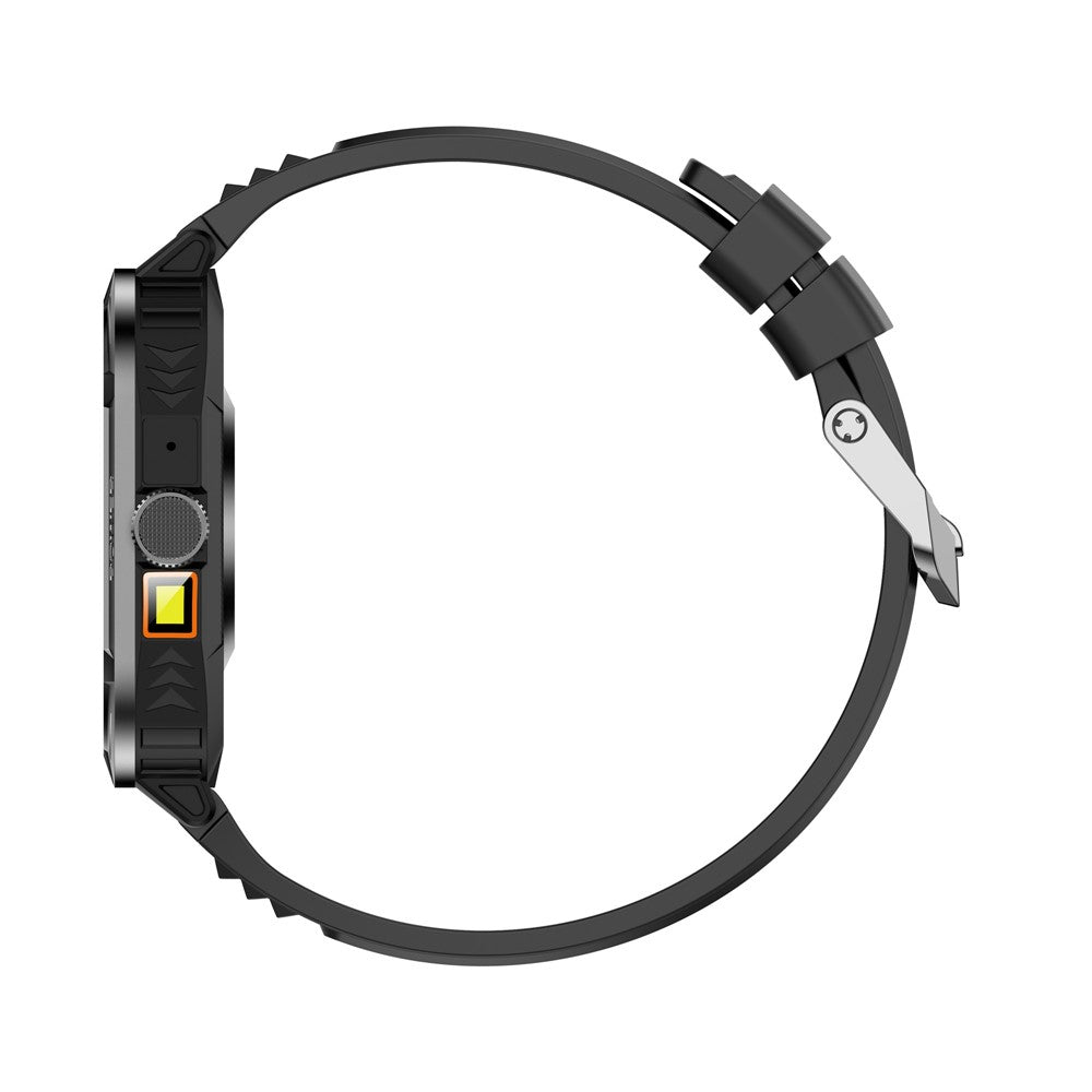 ZW69 AMOLED Screen Smart Watch Dafit App Health Monitor Waterproof Sports Watch with Flashlight