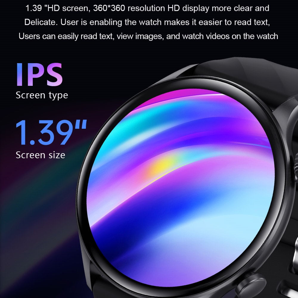 ZW63 Bluetooth-compatible Call Smart Watch Heart Rate Sleep Body Temperature Monitoring Sports Watch