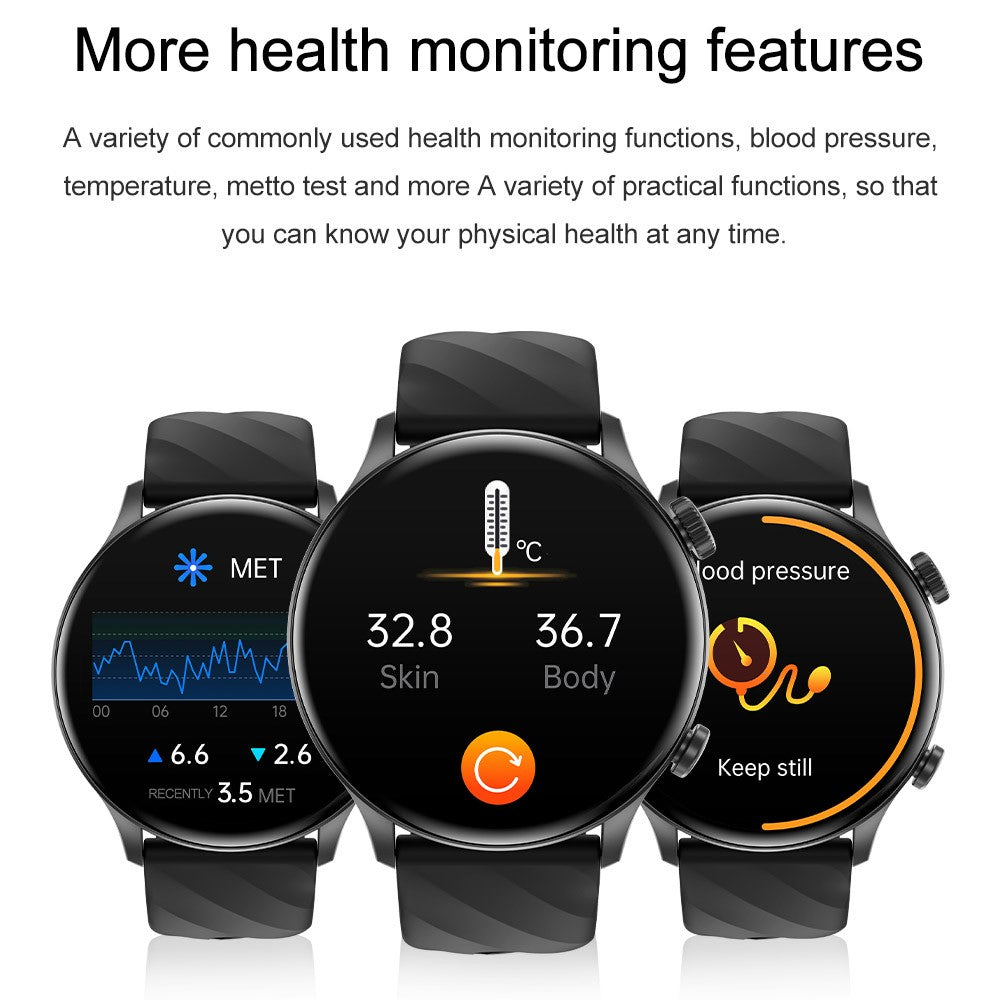 ZW63 Bluetooth-compatible Call Smart Watch Heart Rate Sleep Body Temperature Monitoring Sports Watch