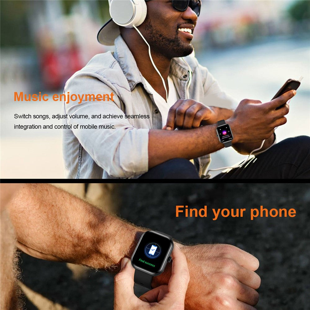ZW65 2.01-inch Screen Smart Watch Health Monitor Bluetooth-compatible Call Waterproof Sports Watch
