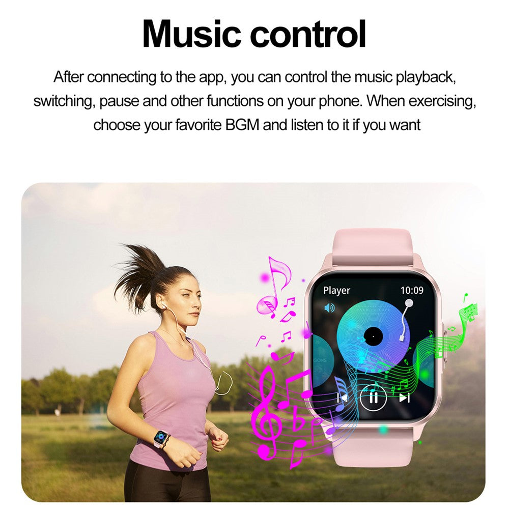 ZW36 1.83-inch Touch Screen Smart Watch Health Monitoring Waterproof Sports Watch