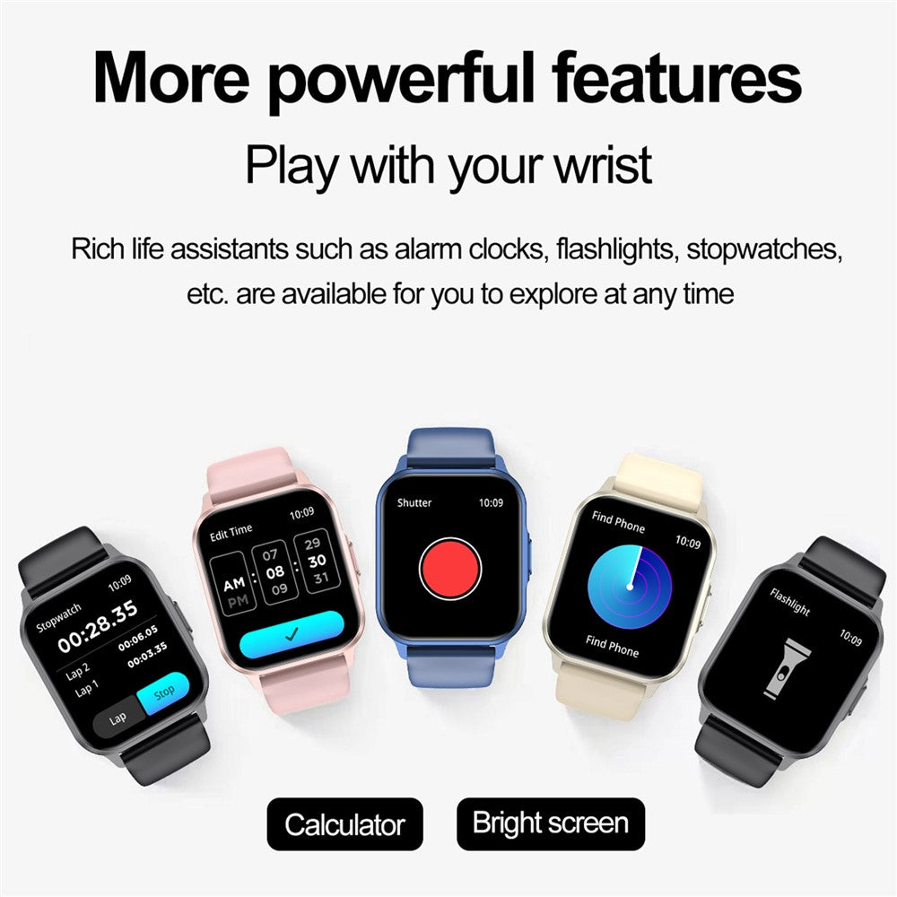 ZW36 1.83-inch Touch Screen Smart Watch Health Monitoring Waterproof Sports Watch