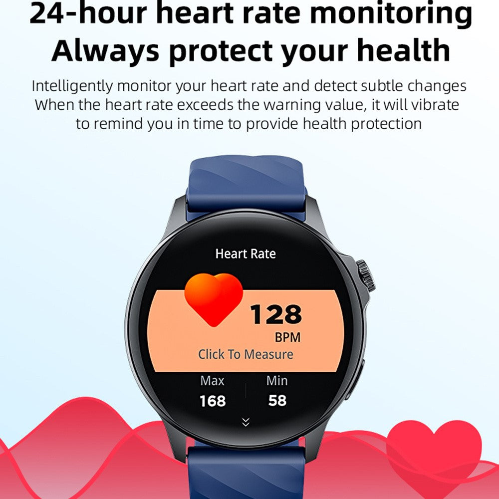 YESIDO IO29 1.39-inch Round Screen Bluetooth-compatible Call Smart Watch Health Monitor Sports Tracker